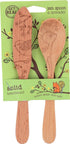 Talisman Designs Laser Etched Beechwood Jam & Spoon Woodland Design | Jam Spreader Set |, Cute & Functional Kitchen Tool |, Decorative Wooden Uten...