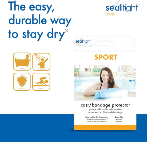 Brownmed - Seal Tight Sport Arm - Cast Swimming Cover - Waterproof Arm Bandage & Cast Cover for Swimming & Showers - Durable Shower Protector & Ca...