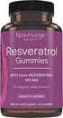 Reserveage Beauty- Resveratrol Gummies 100 mg, Antioxidant Supplement for Heart Health, Antioxidant Supplement Supports Healthy Aging, Vegan - 1 P...
