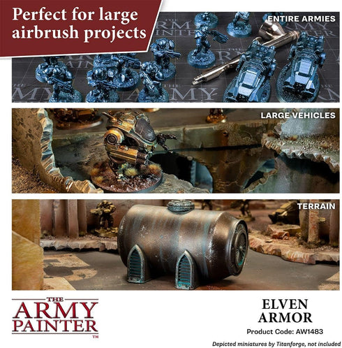 The Army Painter Warpaint Air Metallics Elven Armor - Acrylic Non-Toxic Heavily Pigmented Water Based Paint for Tabletop Roleplaying, Boardgames, ...