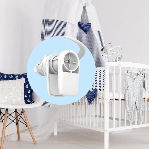 Baby Monitor Mount Universal Baby Monitor Mount Works for HB6550/ HB65/ ...(White)...
