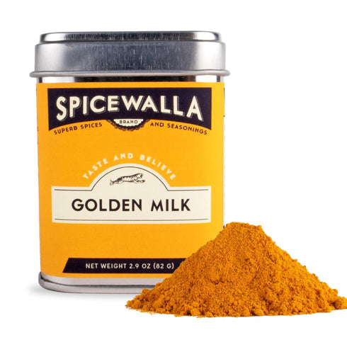 Spicewalla Golden Milk Powder - Cinnamon, Ginger, Turmeric Drink Tea or Latte Mix...