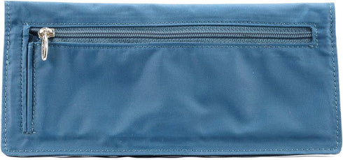 Big Skinny Women's Executive Bi-Fold Checkbook Slim Wallet, Holds Up to 40 Cards...