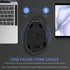 Neises Bluetooth Ergonomic Mouse for iPad, MacBook, Laptop - Rechargeable, Adjustable DPI, Silent Click...