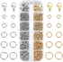 PH PandaHall 720Pcs 304 Stainless Steel Jump Rings with 4mm 20 Pcs Lobster Claw Clasps, 5/6/7/8mm Open Jump Rings Jewelry Clasps Jewelry Findings ...