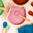 Silicone Baby Plates with Suction Set - BPA Free Suction Plates for Toddlers, Infants - Non Slip Kids Silicone Plates with Spoon - Baby Safe High ...