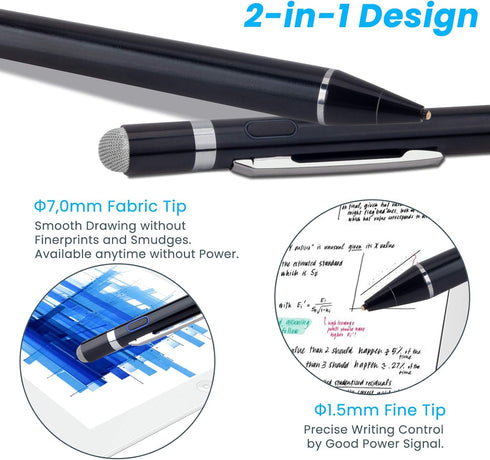 Stylus Pencil for Amazon Fire HD 10 Pen, EDIVIA Active Stylus Pen with 1.5mm Ultra Fine Metal Tip Pen Stylus for Amazon Fire HD 10 Drawing and Ske...