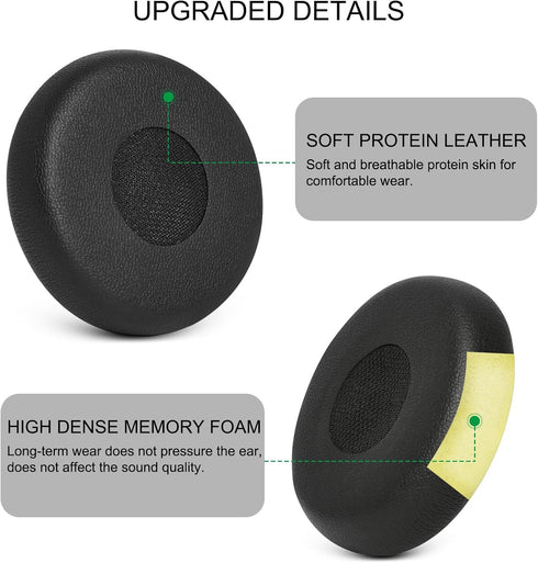 GVOEARS Evolve 65 40 30 20 Ear Pad Cushions, Earpads Replacement for Jabra Evolve 65UC 65MS 40UC 40MS 30US 30II 20SE 20UC 20MS Headphones......