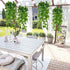 Whonline Fake Plants Hanging 4pcs Artificial Vines Fake Pothos 3.6FT for Living Room Indoor Outdoor Decor (No Baskets)...