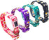 Dog Collar and Leash Set, Cute Daisy Pattern, Polyester Material, 5ft Leash, for Small Dogs.(Small,Purple Daisy)...