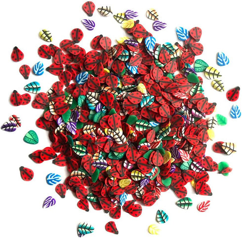 Sprinkletz Bugs Bundle Tiny Polymer Clay Pieces for Crafts, Scrapbooks 1800 Pieces...