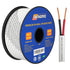 18/2 Speaker Wire (50 Feet) 18AWG Gauge in Wall Audio Speaker Wire, Fire Safety CL2 CL3 Rated Audio Speaker Cable/ 18 Gauge-2 Conductors CCA (Copp...