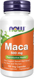 NOW Supplements, Maca (Lepidium meyenii) 500 mg, For Men and Women, Reproductive Health*, 100 Veg Capsules...
