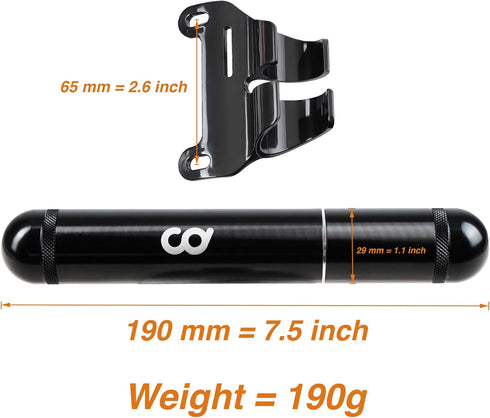 CyclingDeal 2 in 1 Mini Ratchet Bicycle Repair Tool Kit - CNC Alloy Storage Capsule and Bracket - Portable Multi-Tool Wrench- Tubeless MTB Mountai...