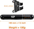 CyclingDeal 2 in 1 Mini Ratchet Bicycle Repair Tool Kit - CNC Alloy Storage Capsule and Bracket - Portable Multi-Tool Wrench- Tubeless MTB Mountai...