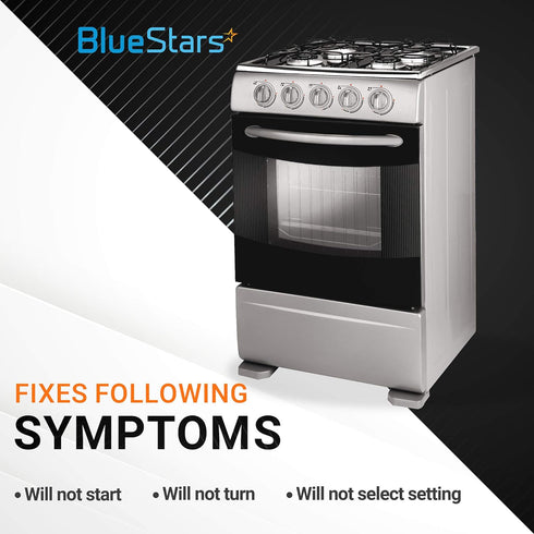 Ultra Durable 131873500 Dryer Timer Knob Switch Replacement Part by BlueStars – Exact Fit For Frigidaire Dryers - Replaces 134042600 PS418921 AP2107778 - PACK OF 2