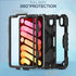 SEYMAC Case for iPad Mini 6 8.3?, Full-Body Shockproof Protective Case with Screen Protector, 360° Rotating Stand, Hand/Shoulder Strap and Pen Hol...