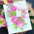 Hero Arts SA190 Bunch Stencil, Color Layering Peonies...