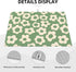 Dish Drying Mat for Kitchen Counter, Vintage Groovy Flowers Dish Mat Microfiber Drying Pad Dish Drainer Mats for Countertop Coffee Bar 18x24 Inch...