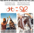 Orange Over Ear Wireless Earbuds with Earhooks Running Bluetooth Earbuds with ear hook Waterproof Small Earphones in Ear Headphones Noise Cancelli...