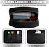 Travel Essentials Extral Large Makeup Bag Travel Cosmetic Pouch Toiletry Bag for Women Men Nylon Bathroom Bag with Zipper Pocket (Black,XL)...