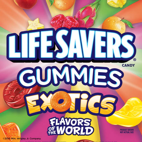 LIFE SAVERS Exotics Gummy Candy, 7 oz Bag...