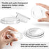 Sukh Patio Table Umbrella Hole Ring Umbrella Hole Ring and Cap Silicone Transparent Hole Couver Plug Hole Rings Set Umbrella Ring Caps 2 Sets for ...