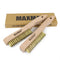 MAXMAN Brass Brush, Heavy Duty Brass Wire Brush Set 2Pcs, Metal Brush, Wire Brushes for Cleaning Rust with 10"Curved Beechwood Handle...