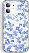 for iPhone 12 Case and iPhone 12 Pro Case Clear 6.1 Inch with Pattern Design, Protective Slim TPU Cover + Shockproof Bumper for Women and Girls (T...