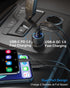 USB C Car Charger, OKRAY 36W Fast Charging Cigarette Lighter Adapter USB Type C PD3.0+QC3.0 Dual Ports Car Charger with 6 Feet USB-C to USB-C Cabl...