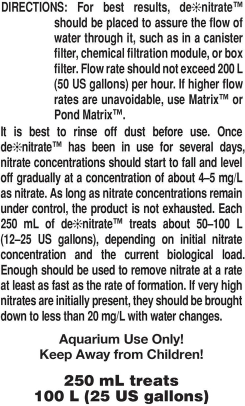 Seachem Denitrate, 250 mL (3.5 oz)...