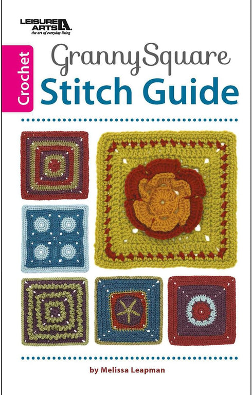 Leisure Arts LEA Granny Square Stitch Guide Bk...