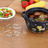 Steam Rack,Steaming Rack Stand,Steamer Basket,Heavy Duty Stainless Steel Metal Multi-function By Meleg Otthon (5.9" Diameter X1.2"High)...