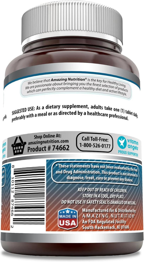 Amazing Formulas Calcium with Vitamin D3 120 Tablets Supplement | Non-GMO | Gluten Free | Made in USA...