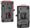 Fomito V Mount V-Lock D-tap BP Battery Plate Adapter, 14.4V to 16.8V D-tap Output...