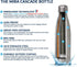 MIRA 17 oz Insulated Water Bottle - Stainless Steel Cola Shape Thermos - Double Wall Hot & Cold Flask (24Hr Cold/12Hr Hot) - Pearl Blue...