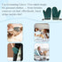 4 Pcs Cat Grooming Kit: Self-Cleaning Slicker Cat Brush, Deshedding Glove, and Cat Corner Massagers for Effortless Shedding, Detangling, and Relax...