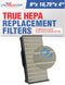 LifeSupplyUSA True HEPA Filter Replacement Compatible with Electrolux Brisa EF100 Air Purifier...