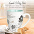 Pavilion Aunt Coffee Mugs - Mark My Words Auntie Mug with "Aunts Hold A Special Place In Your Heart" Text Design - Ceramic Coffee Cup for Aunties,...