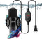 Small Aquarium Heater,Submersible Adjustable Mini Fish Tank Heater 20W,Betta Heater with External Temperature Controller,LED Temperature Display, ...