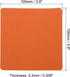 PATIKIL 3.9 x 3.9" Square Carpet Spot, 24Pcs Floor Spot Marker Waterproof Nylon Line Up Sign Decoration for Classroom, Orange...