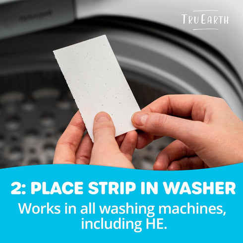 Tru Earth Compact Dry Laundry Detergent Sheets - Up to 128 Loads (64 Sheets) - Paraben-Free - Original Eco-Strip Liquidless Laundry Detergent, Tra...