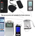 E-stim Adjustable Fabric Silver Thread Conductive Loop Accessories for Tens Stim Finger Massager Accessories...
