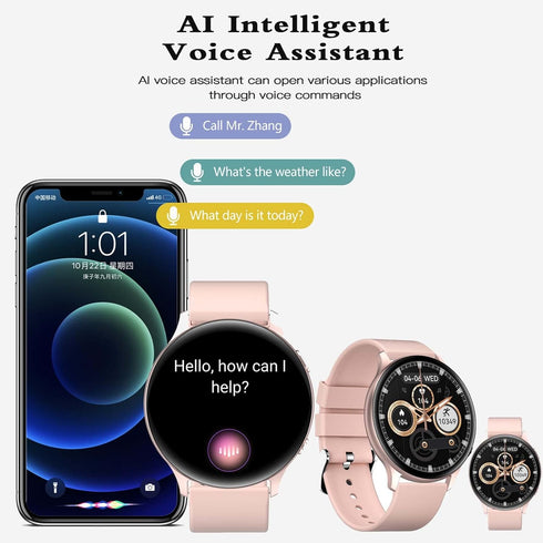 Smartwatch For Men And Women. 1.32'' Touch Screen Fitness Tracker With 20+ Sports Modes, Ip67 Waterproof Smartwatch With Heart Rate/Sleep Monitor/...