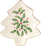 Lenox 879592 Holiday Tree Shaped Party Plate, Christmas Hosting...