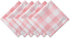 DII Buffalo Check Collection, Classic Farmhouse Cloth Napkin Set, 20x20, Pink & White, 6 Piece...
