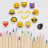 MORCART 28Pcs Emoji Fridge Magnets Cute Locker Accessories Decorative Refrigerator Magnets for School Whiteboard Home Kitchen Office - Gift for Te...