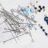 300 Pcs 1.6 Inch 304 Stainless Steel Open Eye Pins Headpins for Jewelry Necklace Making, (Silver)...
