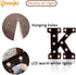 Decorative LED Illuminated Letter Marquee Sign - Alphabet Marquee Letters with Lights For Wedding Birthday Party Christmas Night Light Lamp Home B...