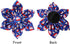 Lionet Paws Design Dogs Collar Cute Flower 4th of July Dog Collars for Girl Female Medium Large Dogs with Sundae L...